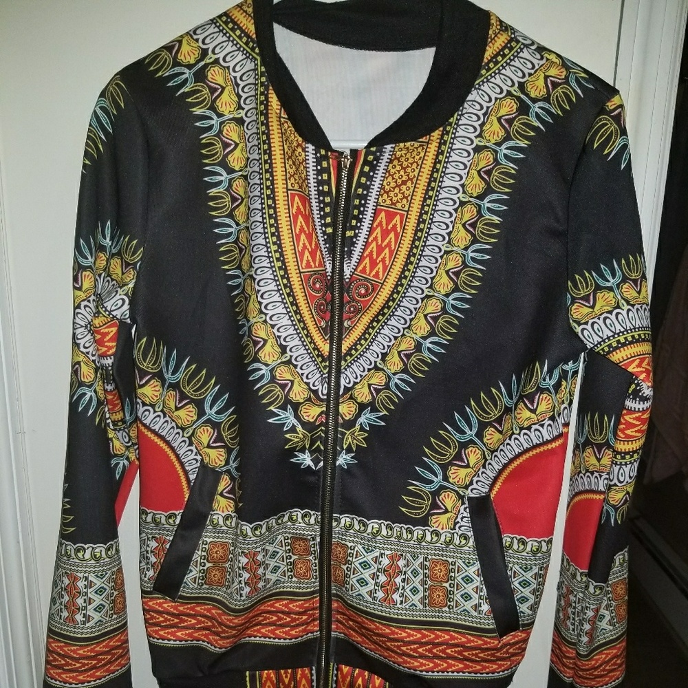 Light Weight African Print Jacket